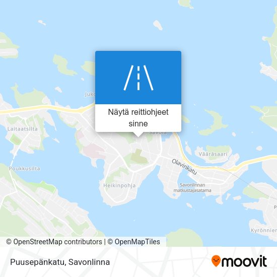 Puusepänkatu kartta