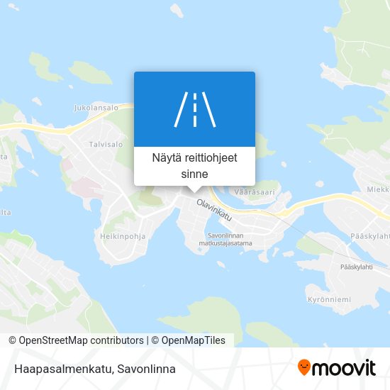 Haapasalmenkatu kartta