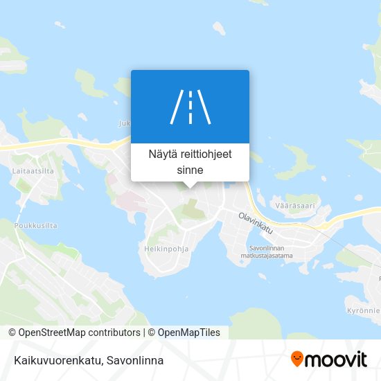 Kaikuvuorenkatu kartta