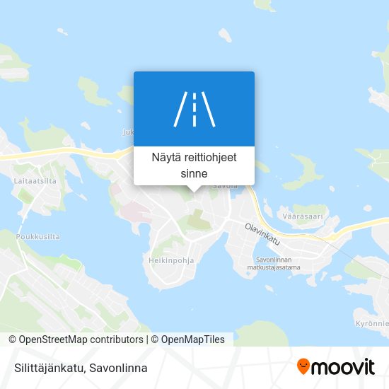 Silittäjänkatu kartta