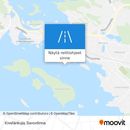 Kivelänkuja kartta