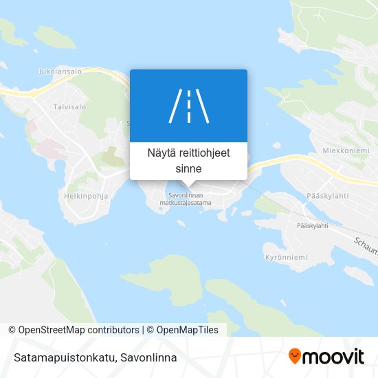 Satamapuistonkatu kartta