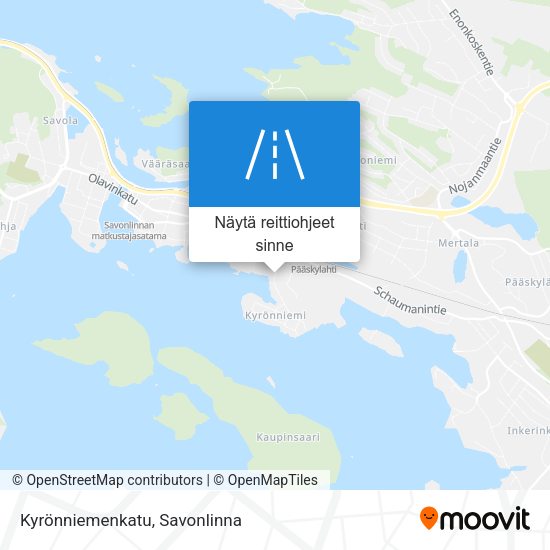 Kyrönniemenkatu kartta