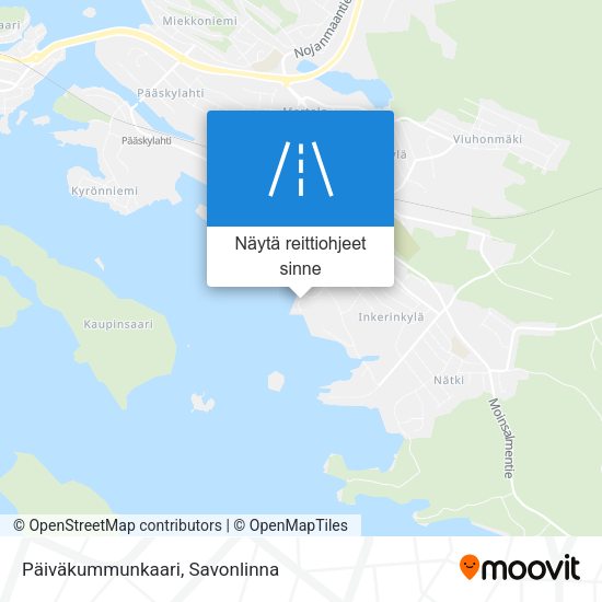 Päiväkummunkaari kartta