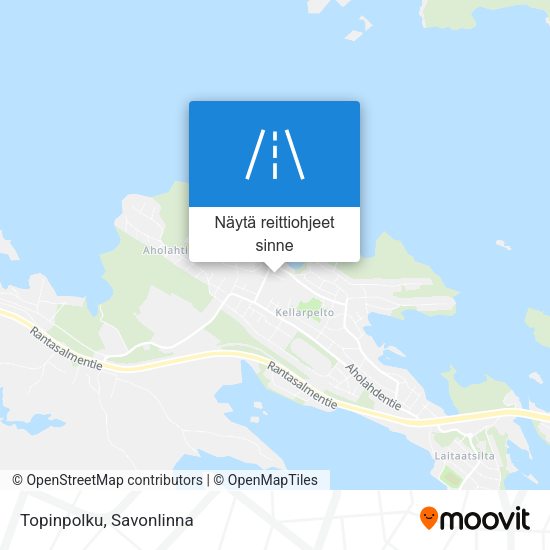 Topinpolku kartta