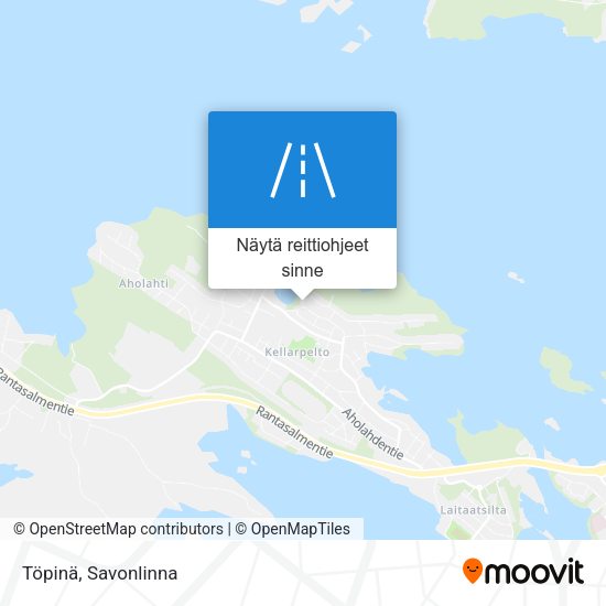 Töpinä kartta