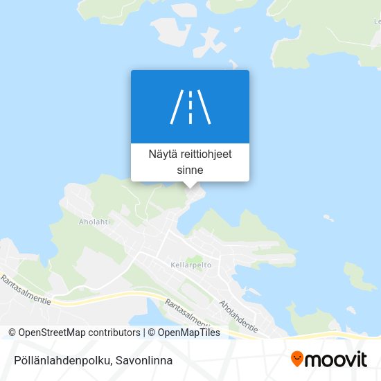 Pöllänlahdenpolku kartta