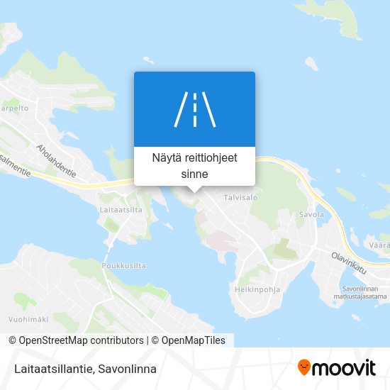 Laitaatsillantie kartta