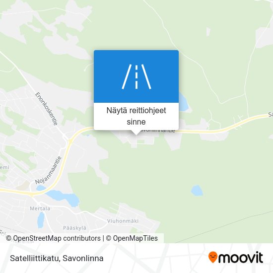Satelliittikatu kartta