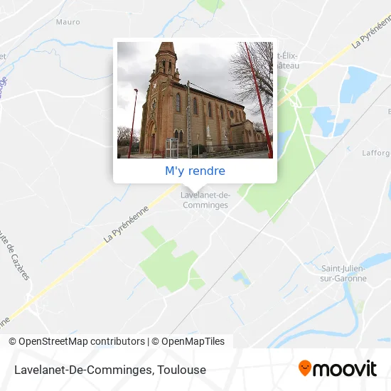 Lavelanet-De-Comminges plan