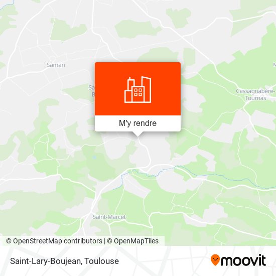 Saint-Lary-Boujean plan