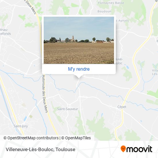 Villeneuve-Lès-Bouloc plan