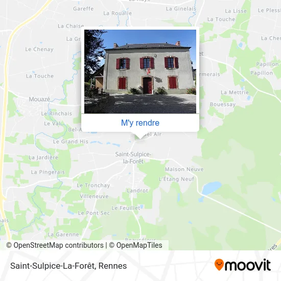 Saint-Sulpice-La-Forêt plan