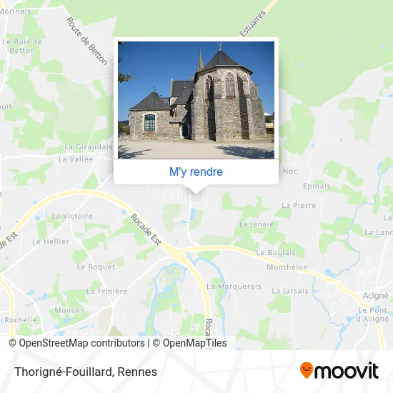 Thorigné-Fouillard plan