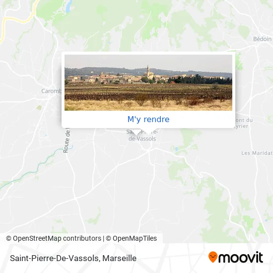 Saint-Pierre-De-Vassols plan