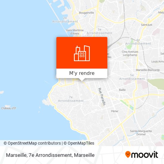 Marseille, 7e Arrondissement plan