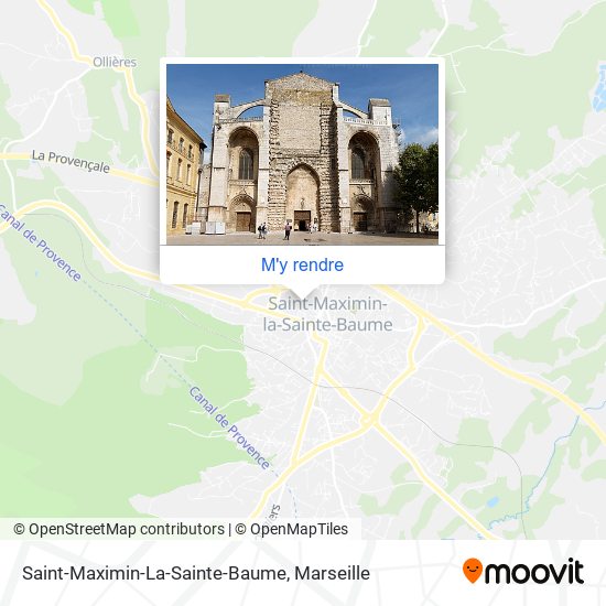 Saint-Maximin-La-Sainte-Baume plan