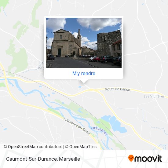 Caumont-Sur-Durance plan