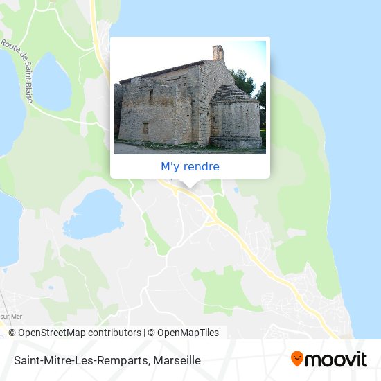 Saint-Mitre-Les-Remparts plan