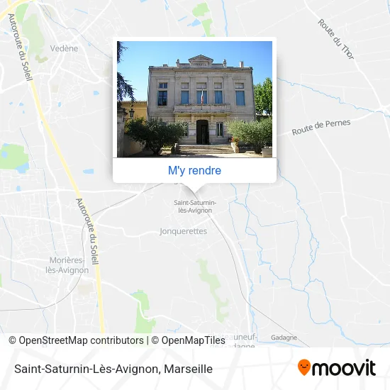 Saint-Saturnin-Lès-Avignon plan