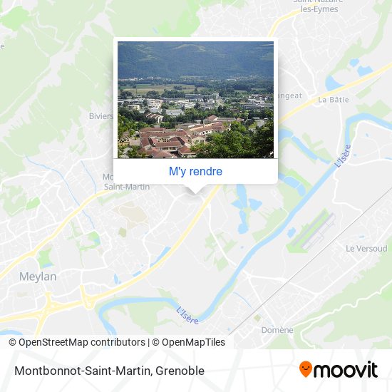 Montbonnot-Saint-Martin plan