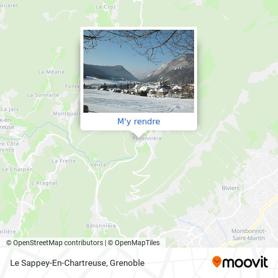 Le Sappey-En-Chartreuse plan