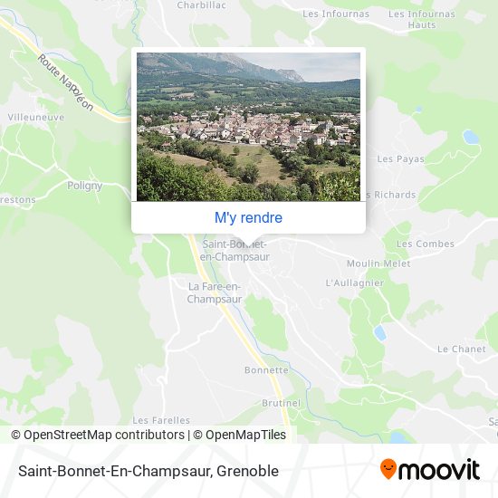 Saint-Bonnet-En-Champsaur plan