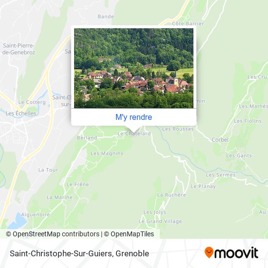 Saint-Christophe-Sur-Guiers plan