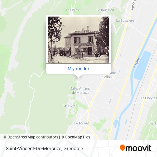 Saint-Vincent-De-Mercuze plan