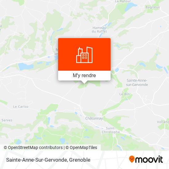 Sainte-Anne-Sur-Gervonde plan