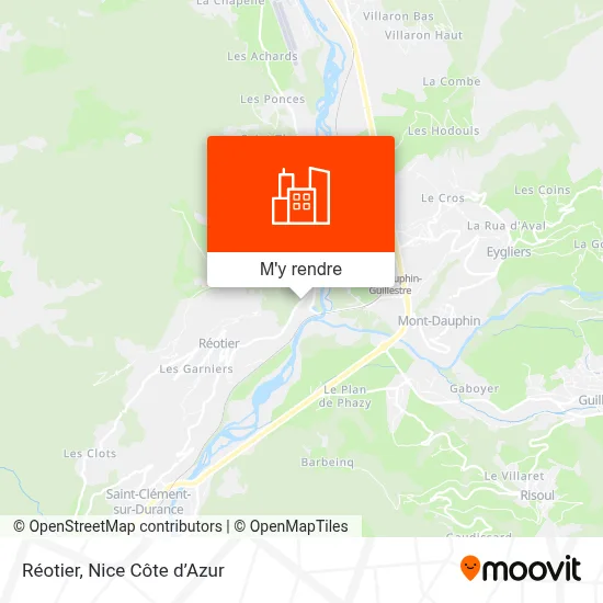 Réotier plan