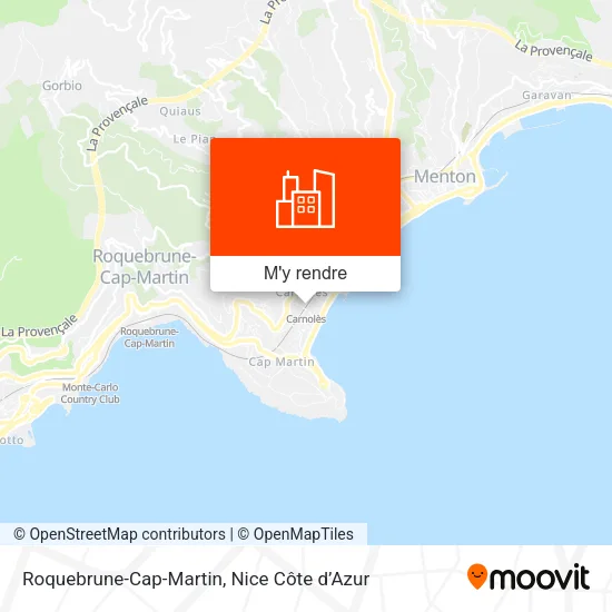 Roquebrune-Cap-Martin plan