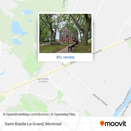 Saint-Basile-Le-Grand plan