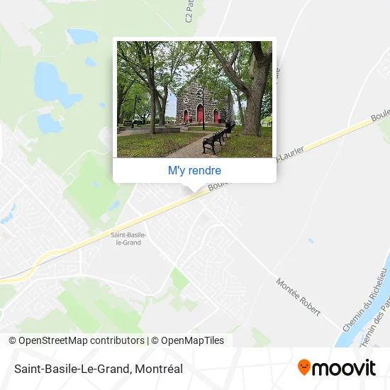 Saint-Basile-Le-Grand plan
