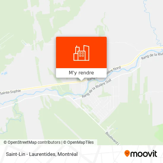 Saint-Lin - Laurentides plan