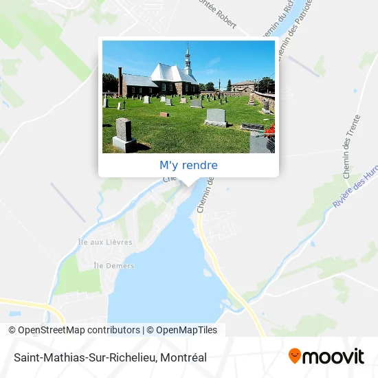 Saint-Mathias-Sur-Richelieu plan