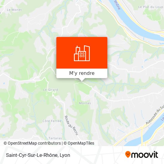 Saint-Cyr-Sur-Le-Rhône plan