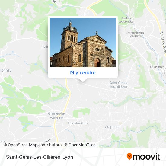 Saint-Genis-Les-Ollières plan