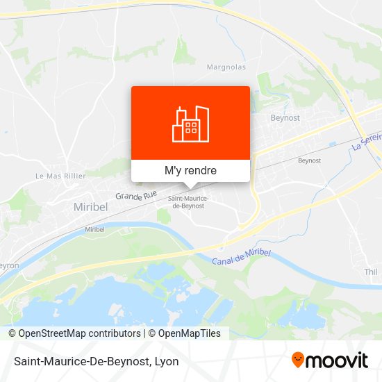Saint-Maurice-De-Beynost plan