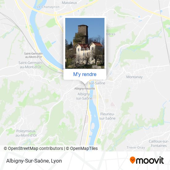 Albigny-Sur-Saône plan