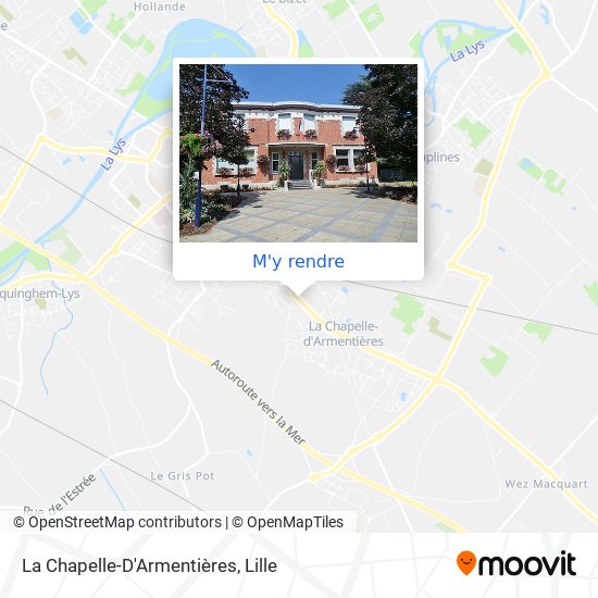 La Chapelle-D'Armentières plan