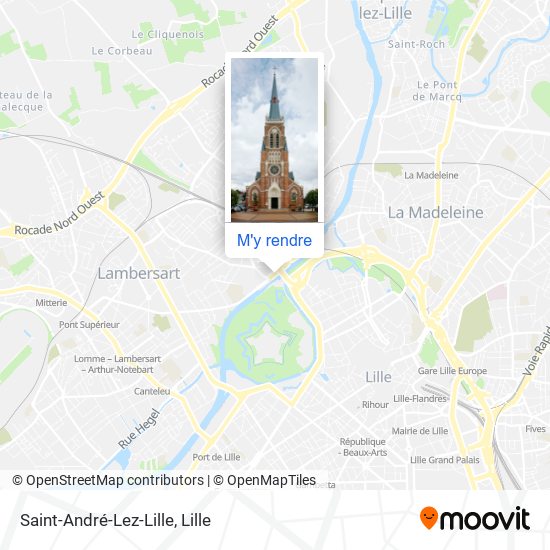 Saint-André-Lez-Lille plan