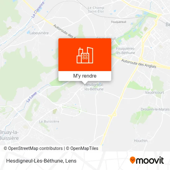 Hesdigneul-Lès-Béthune plan