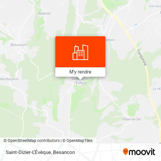 Saint-Dizier-L'Évêque plan