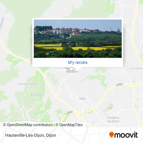 Hauteville-Lès-Dijon plan