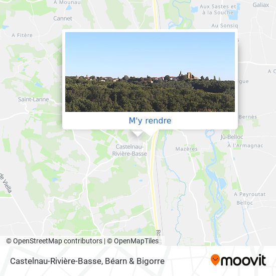 Castelnau-Rivière-Basse plan