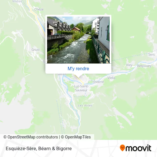 Esquièze-Sère plan