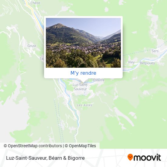 Luz-Saint-Sauveur plan