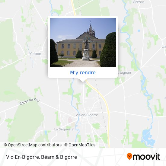 Vic-En-Bigorre plan