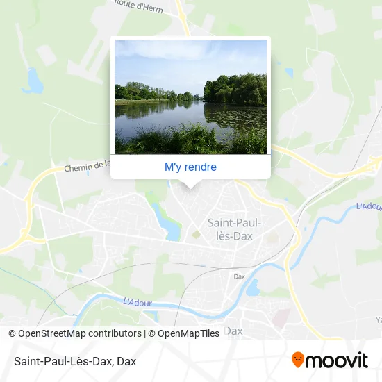 Saint-Paul-Lès-Dax plan